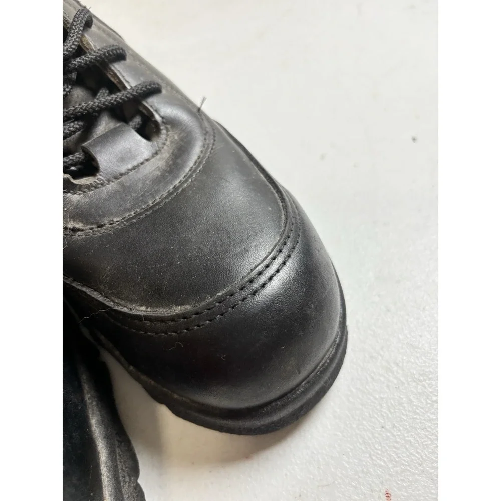 Red Wings Black Oxford Work Shoes Men‎ Size 11.5E Black Steel Safety Toe